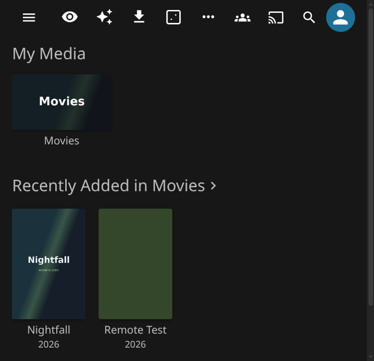 JE shortcuts fitting beside Jellyfin's native controls