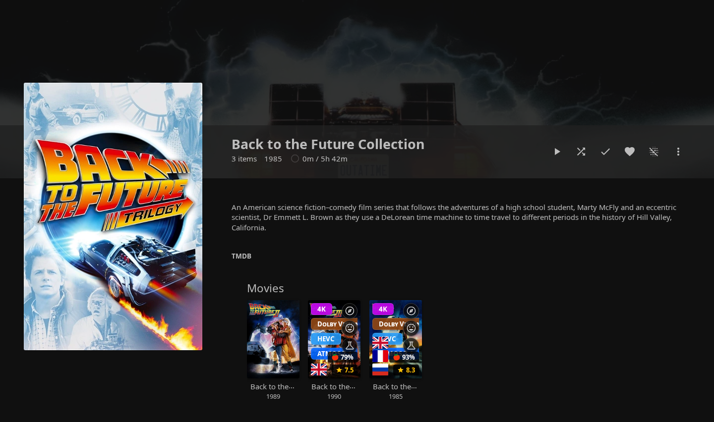 Back to the Future Collection — Spoiler Guard off